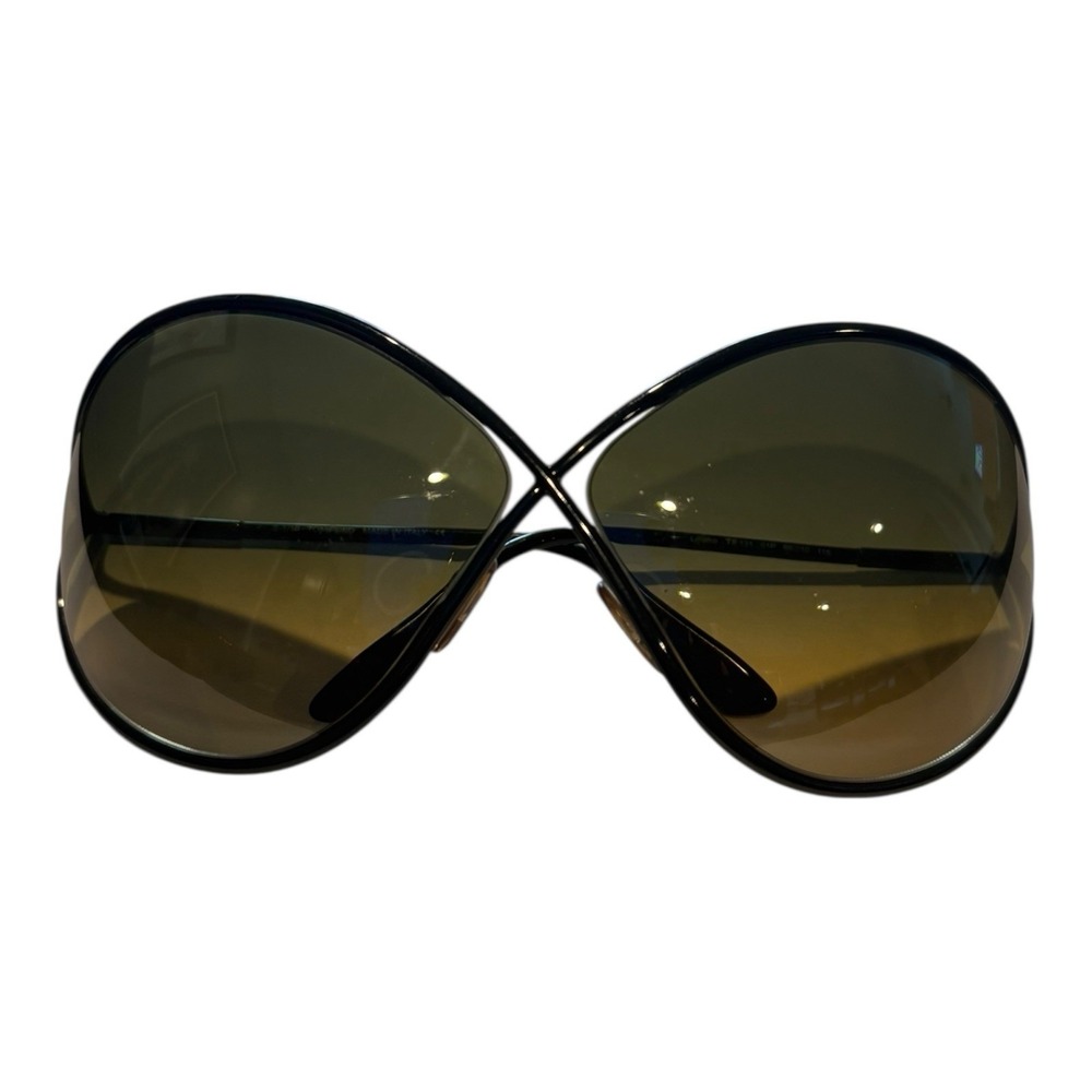 Tom Ford Lilliana‎ TF131 01P Black Gradient Sunglasses Made in Italy w/ Case - Picture 4 of 10